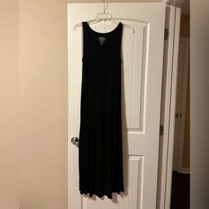 Torrid Size 00 (10-12) Black Maxi Dress ( slightly shorter in the front!)